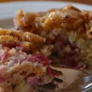 Rhubarb cake