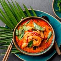 Thai shrimp soup