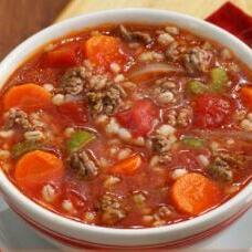 Beef barley soup 
