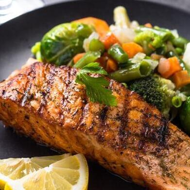 Resto night on June 8th with chef Stephan- salmon main course